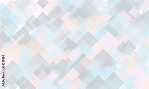 Light geometric background. Light, translucent, transparent squares with overlapping Backdrop in a modern minimalist style. 