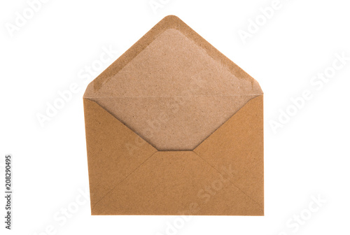 paper envelope isolated