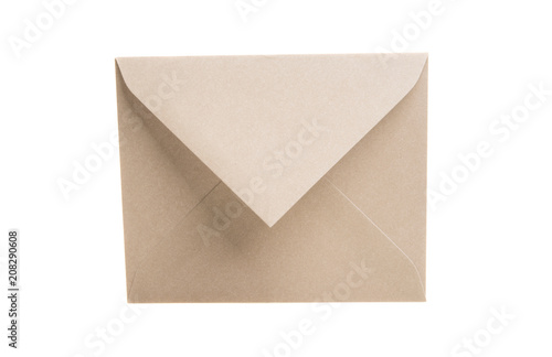 paper envelope isolated