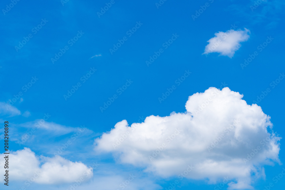 Blue sky background with clouds. sky background.