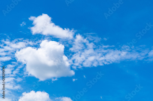 Blue sky background with clouds. sky background.