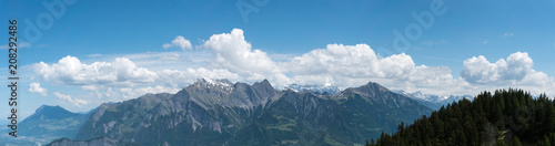 gorgeous mountain landscape with a fantastic view of the Swiss Alps © makasana photo