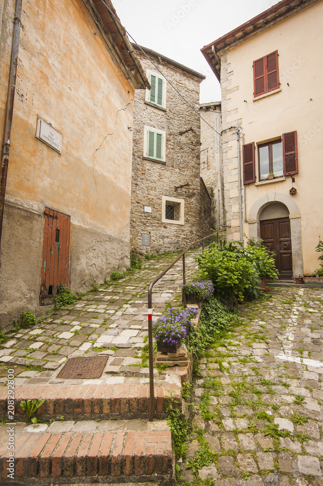 Vicolo del centro storico di San Marino