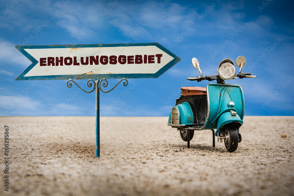 Obraz premium Schild 305 - Erholungsgebiet