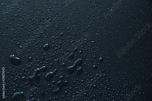 water drops on black background abstract texture background