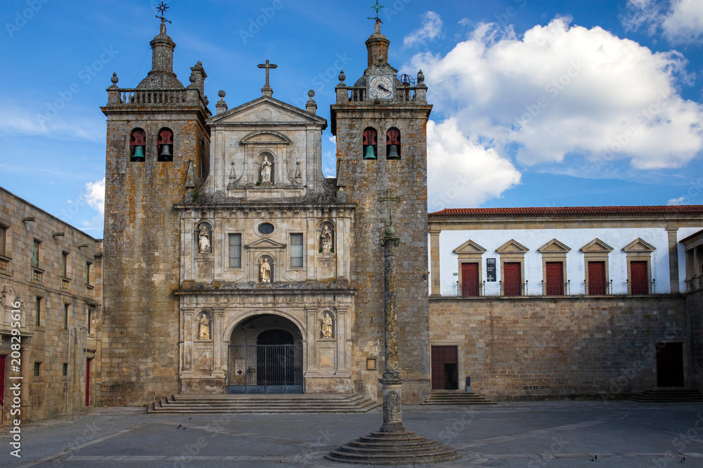 view on Viseu Cathedral, Portugal