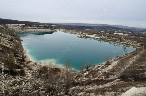 Stone quarry in the Crimea