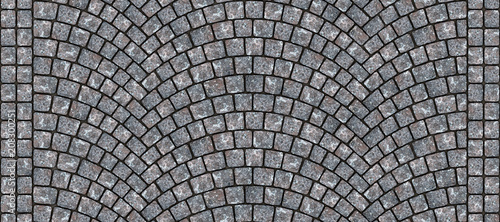 Road curved cobblestone texture 006 photo