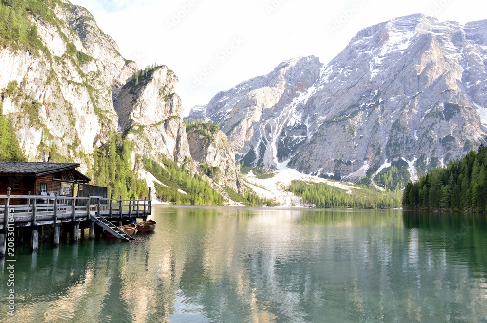 Fototapeta premium jezioro braies