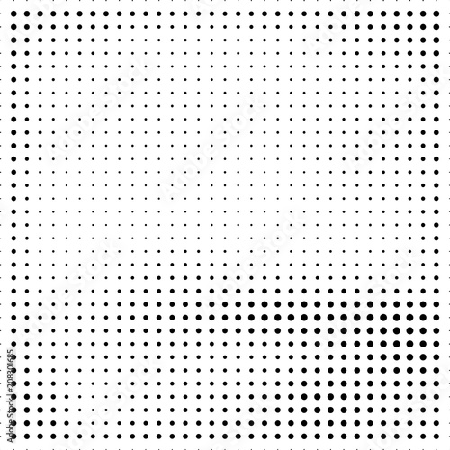 Abstract dotted halftone grungy texture. Vector design background