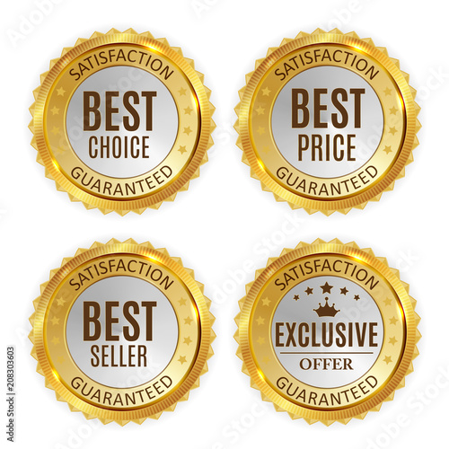 Best Price, Seller, Choice and Exclusive offer Golden Shiny Label Sign Collec...