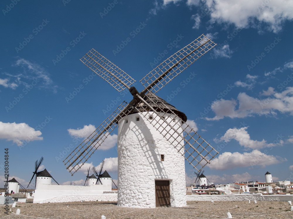 Don Quixote windmills in Campo de Criptana Ciudad Real