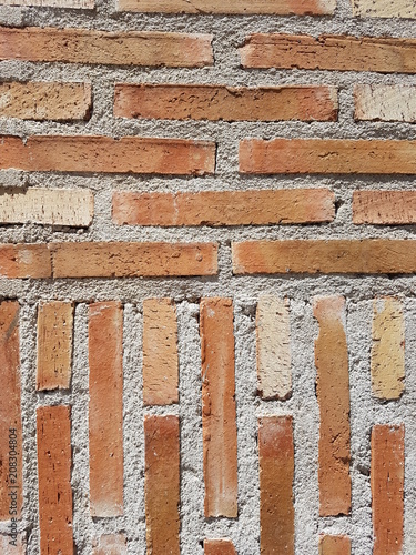 Red brick background