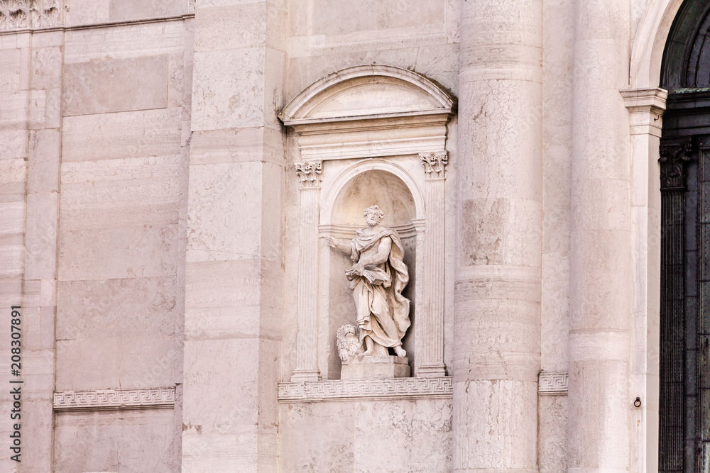 Statue on Venice Church
