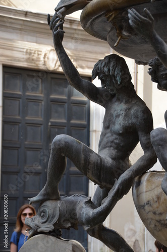 Photography fountain turtle rome Giacomo della Porta