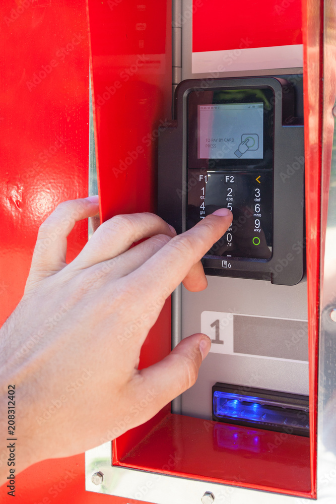 enter pin code on pin pad enter pin code on pin pad
