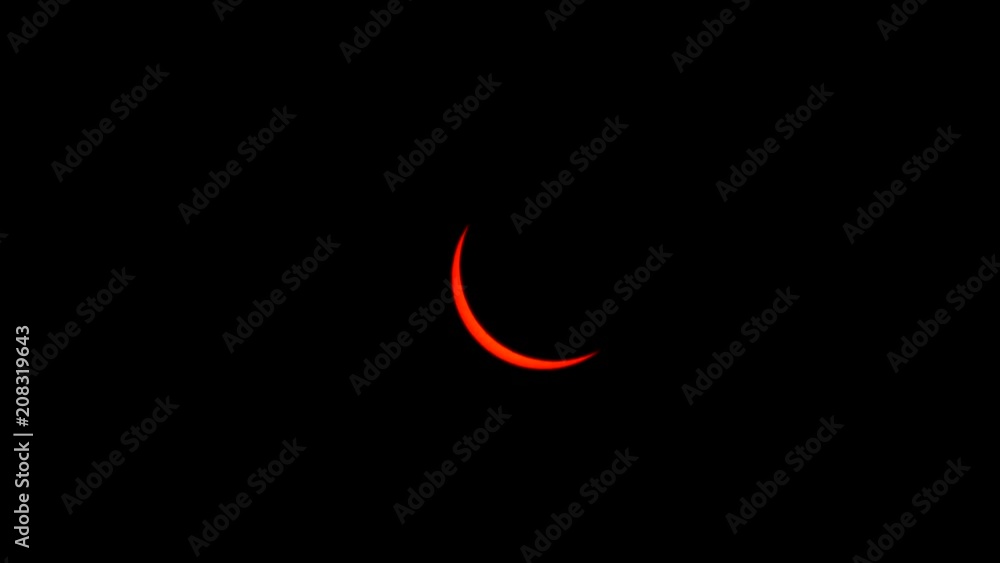 The total solar eclipse of August 21st 2017 as seen from Casper, Wyoming, USA. The total solar eclipse of August 21st 2017 as seen from Casper, Wyoming, USA.