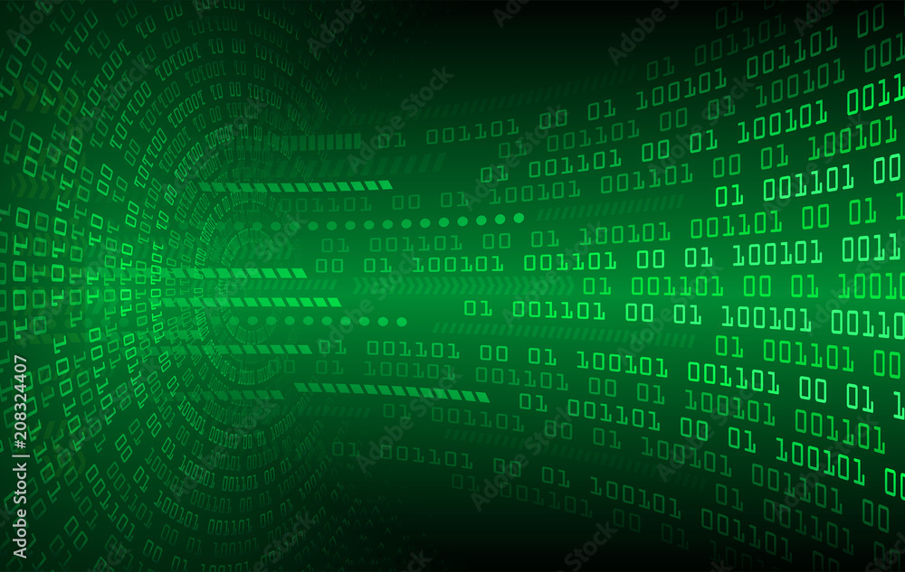 binary circuit board future technology, green cyber security concept background, abstract hi speed digital internet.motion move blur. pixel vector binary circuit board future technology, green cyber security concept background, abstract hi speed digital internet.motion move blur. pixel vector
