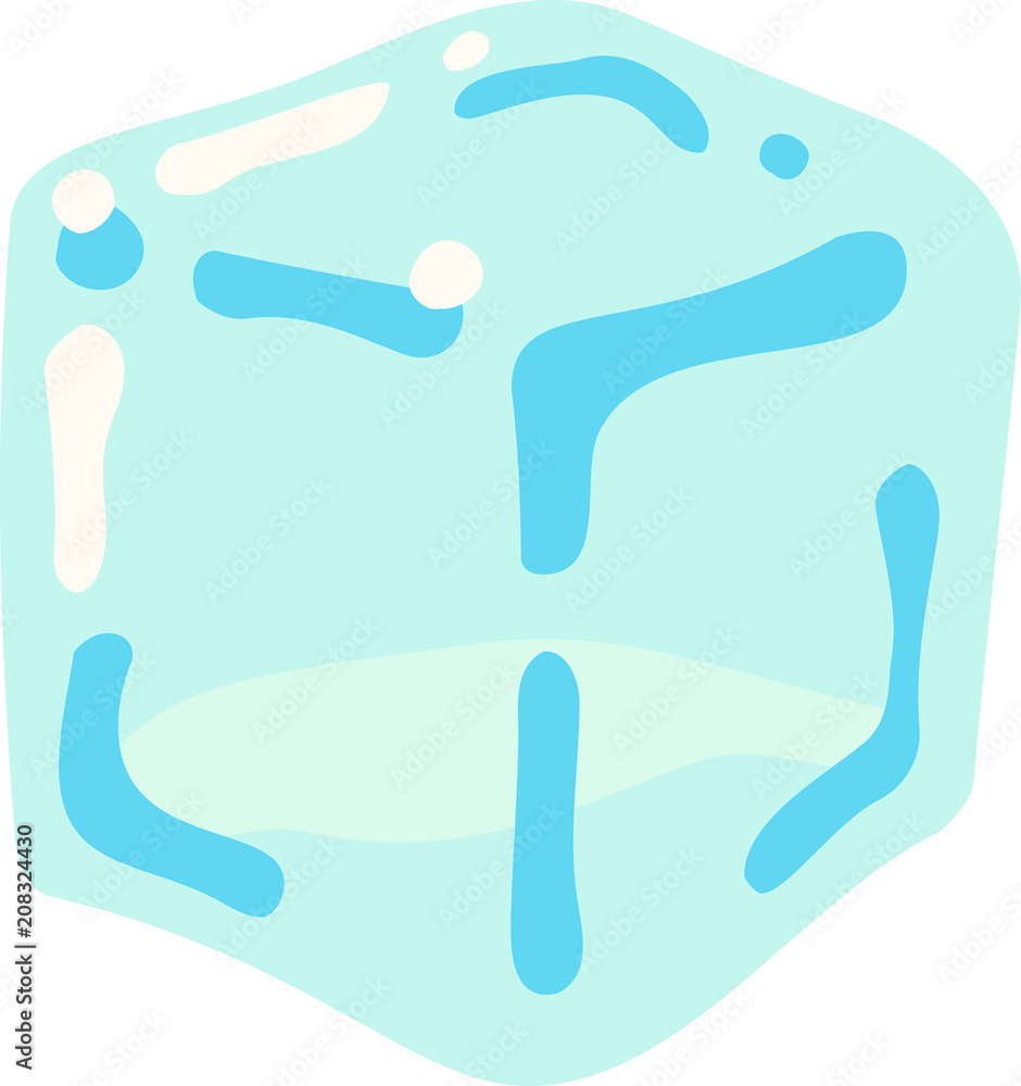 Obraz premium Melted Ice illustration