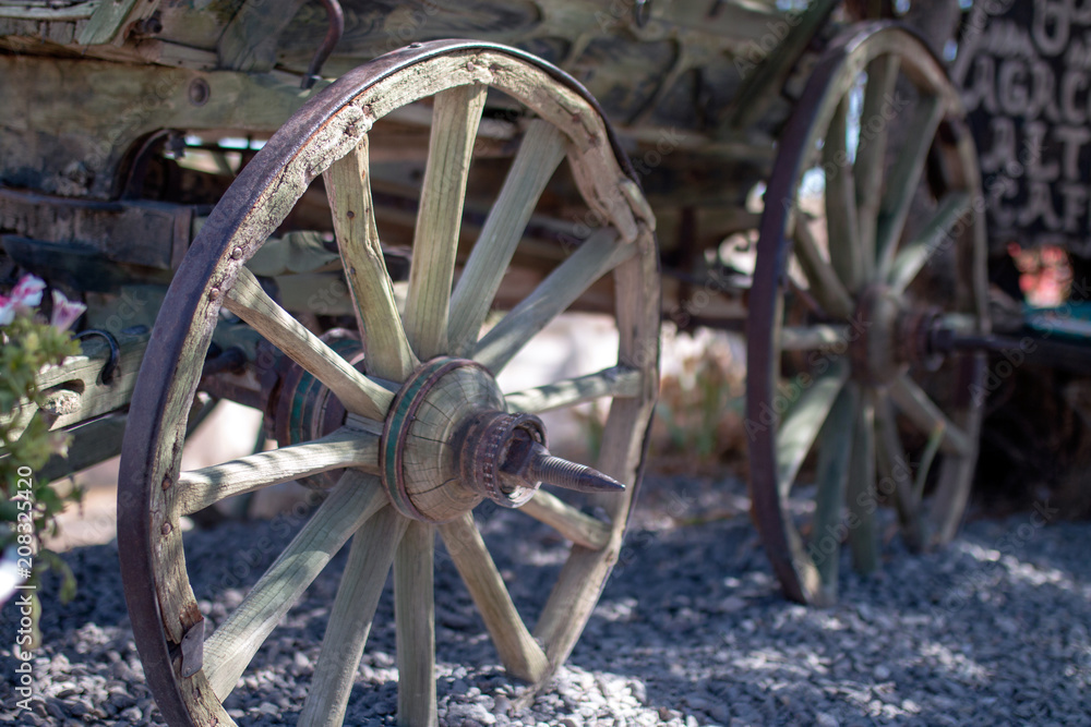 Wheels of carriage