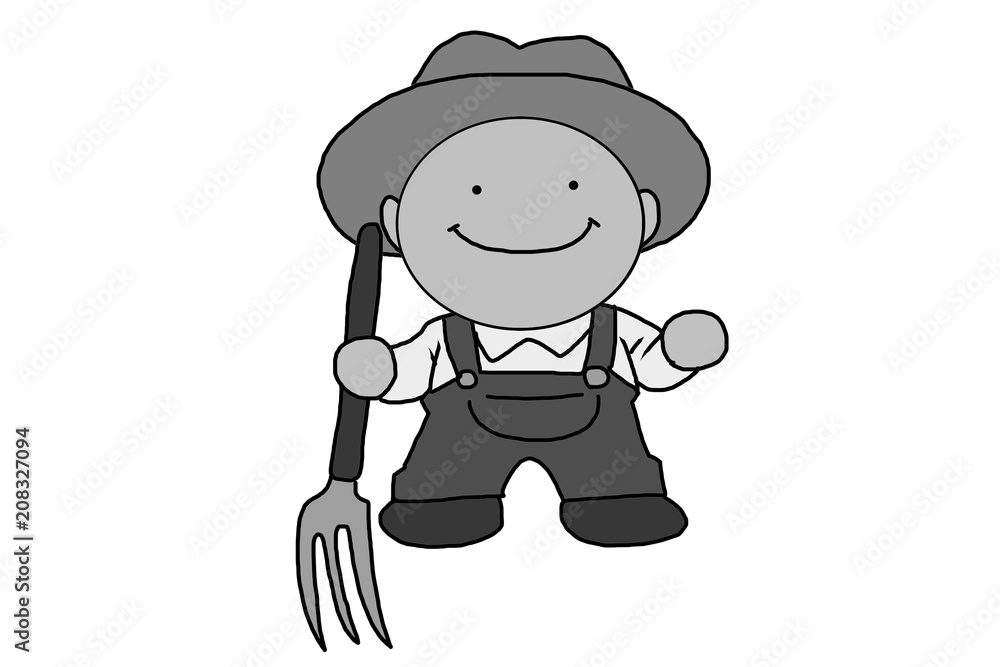 農家の人 白黒 Stock イラスト Adobe Stock 農家の人 白黒 Stock イラスト Adobe Stock