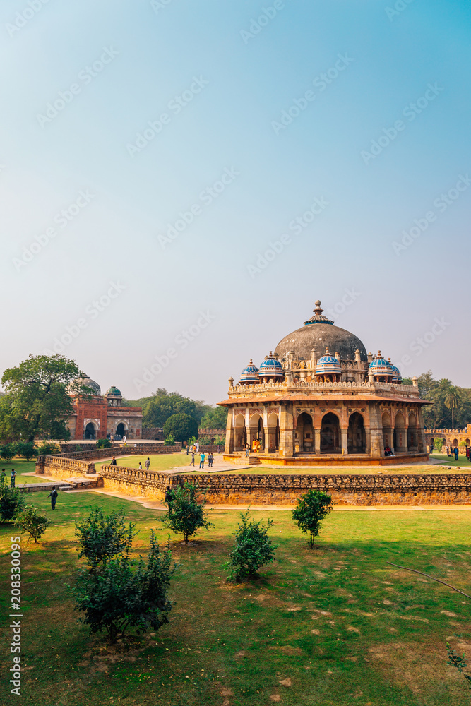 Humayun’s Tomb ancient ruins in Delhi, India