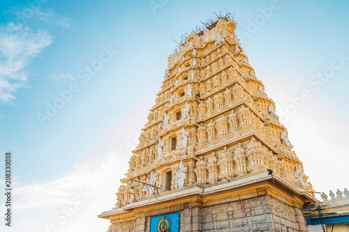 Sri Chamundeshwari Temple in Mysore, India photo
