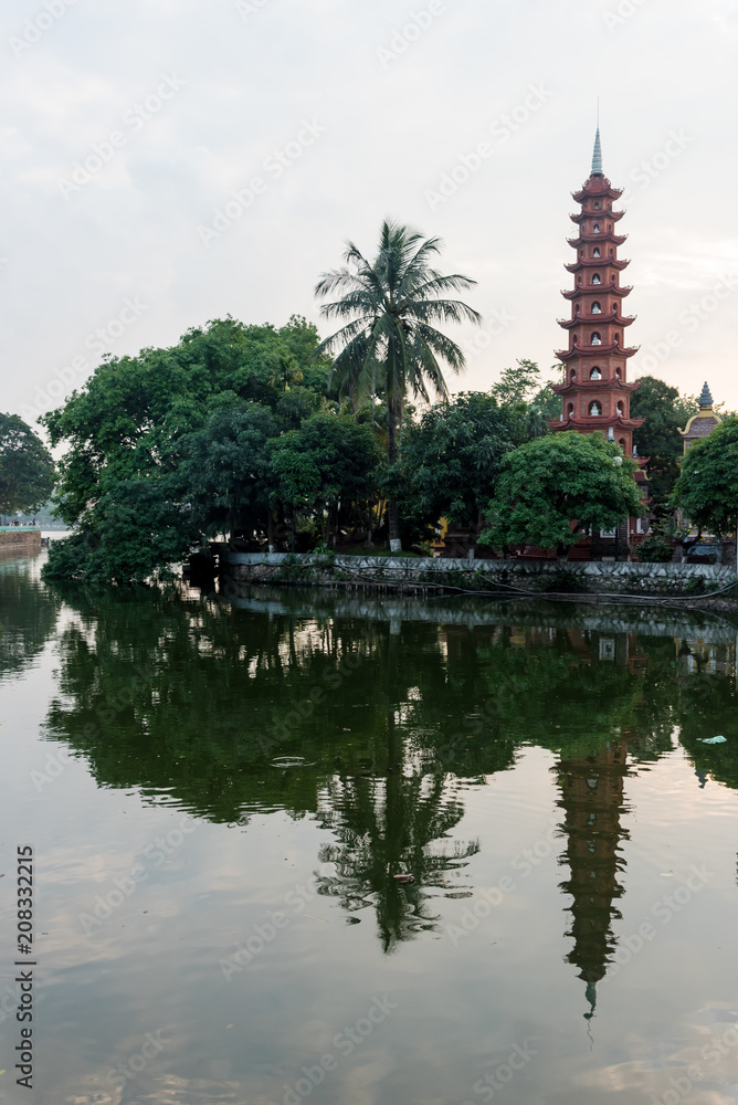 Tran Quoc pagoda is the oldest pagoda in Hanoi, Vietnam Tran Quoc pagoda is the oldest pagoda in Hanoi, Vietnam