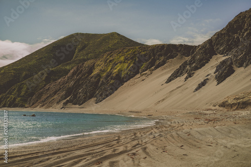 Red rocks beach