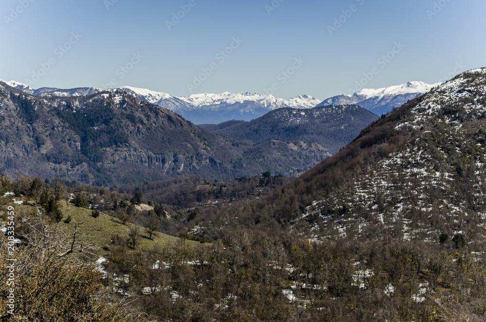 Winter mountain view Winter mountain view