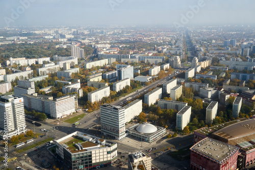 Canvas Print Stadtpanorama Blick vom Berliner Fernsehturm