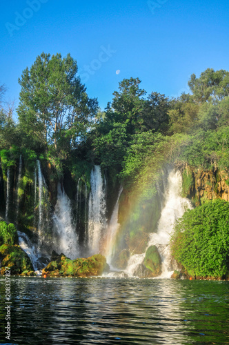 Kravica waterfalls, Studenci, Bosnia and Herzegovina. Summer 2018