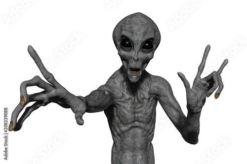Fényképezés grey alien exploring arround