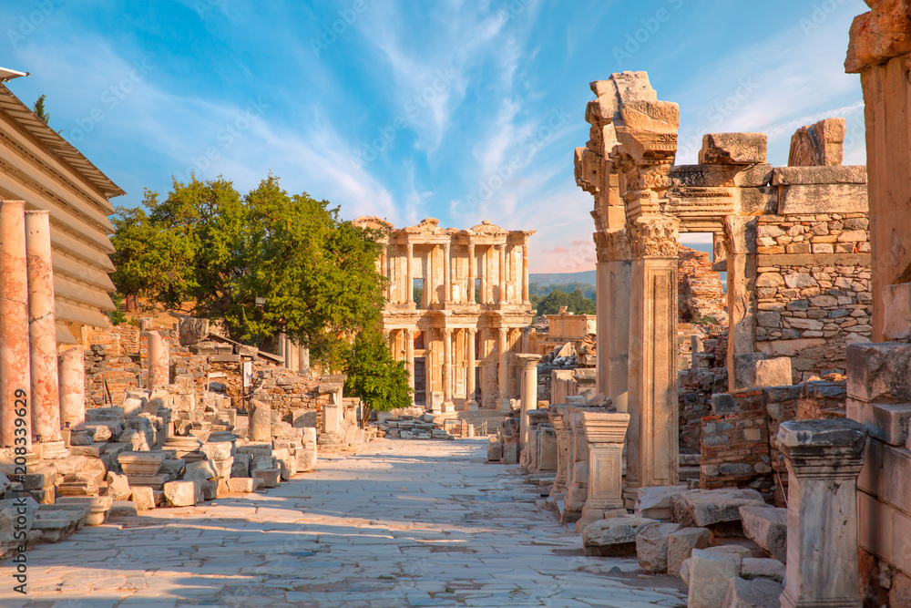 Fototapeta premium Celsus Library in Ephesus, Turkey