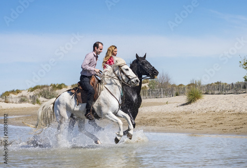 riders on the beach