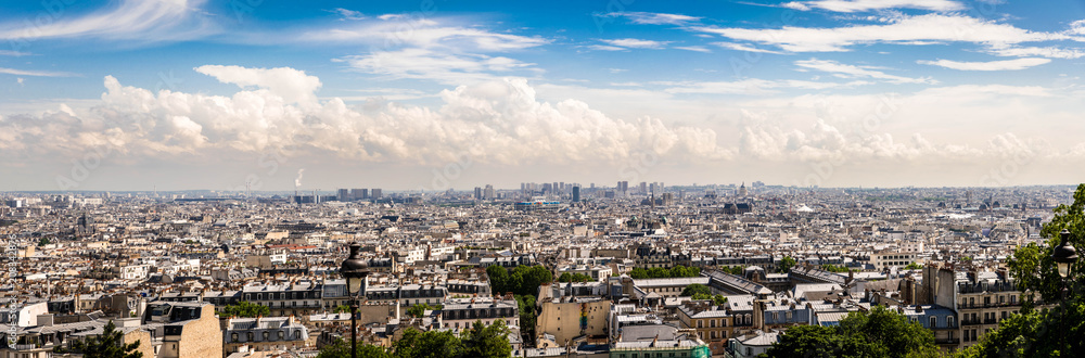 Panorama Blick auf Paris vom Montmartre