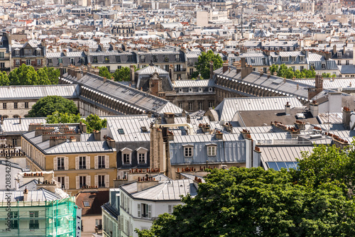 Blick auf Paris vom Montmartre