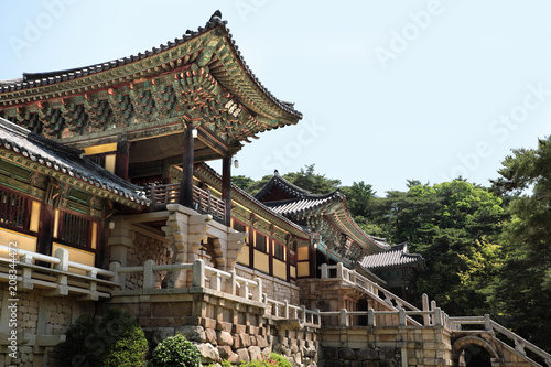 Korea bulguksa unesco traditional old buddhist temple
