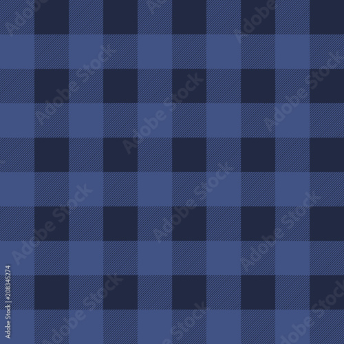 Blue checkered pattern.