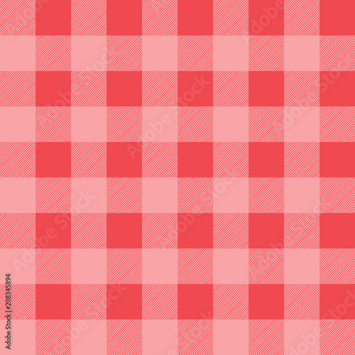 Checkered pink pattern.