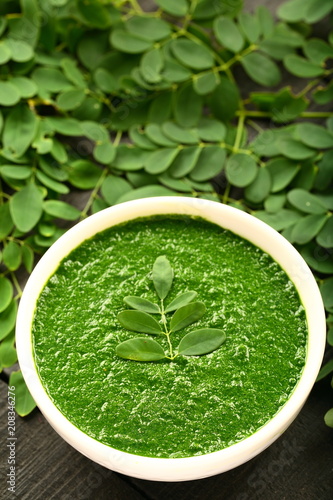 Herbal cream- made of moringa oleifera leaves.