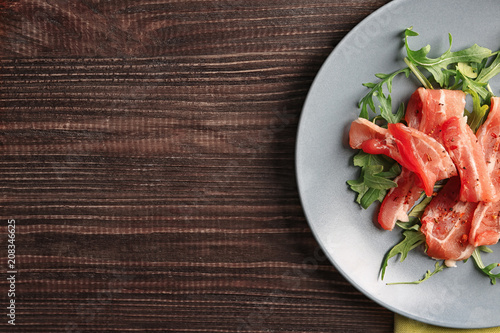 Gourmet prosciutto and arug...