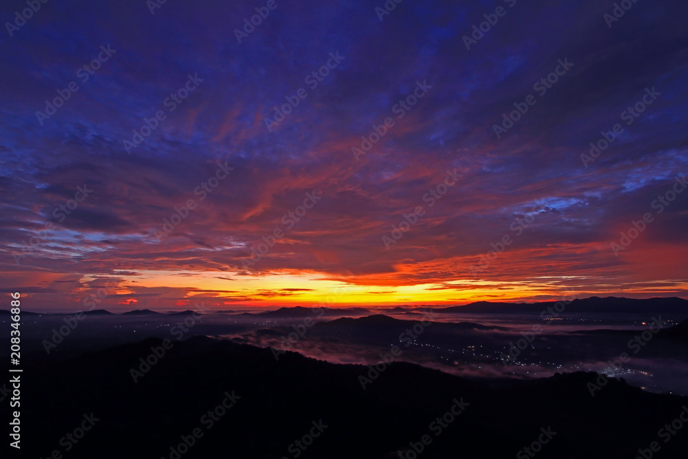 Beautiful sky at twilight time Beautiful sky at twilight time