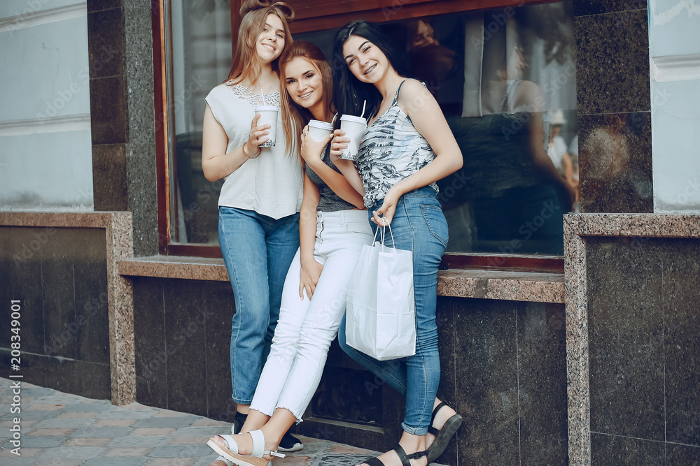 girls with coffe girls with coffe
