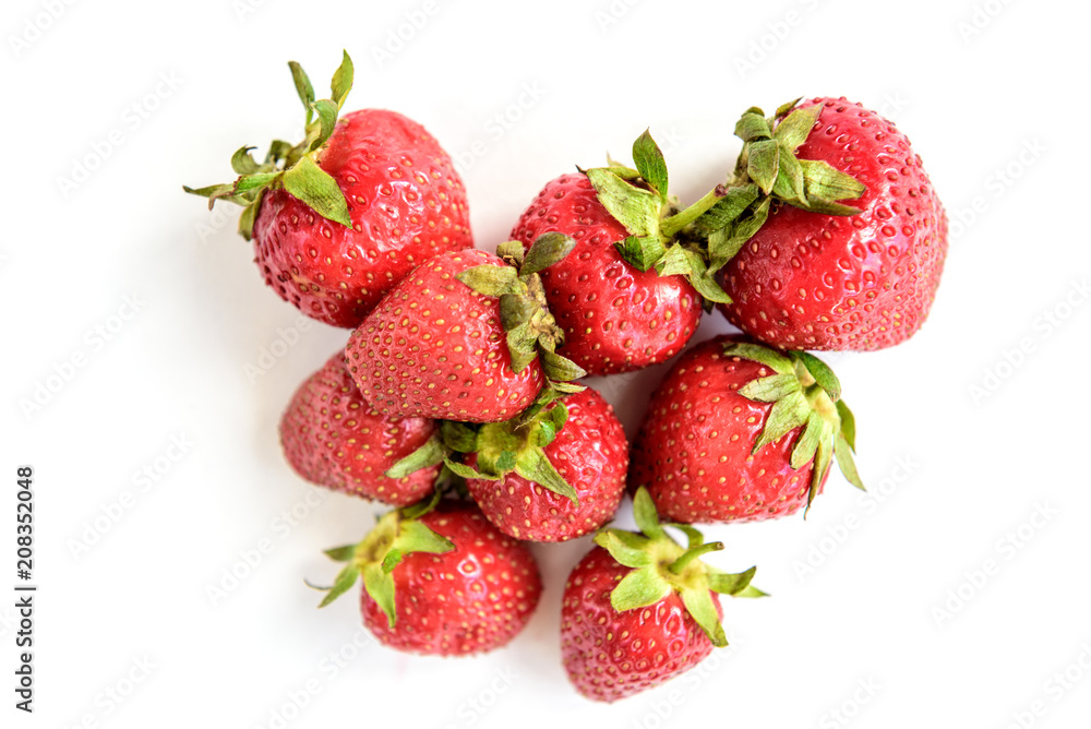Strawberry isolated on white background. Strawberry isolated on white background.
