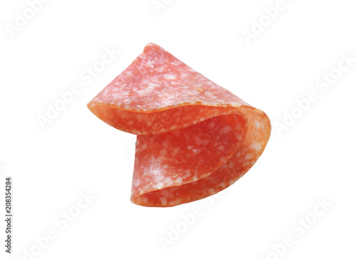slice of spicy salami