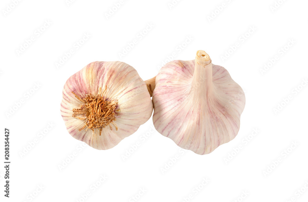 two bulbs of garlic two bulbs of garlic
