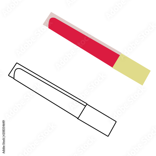 vector, isolated lipgloss