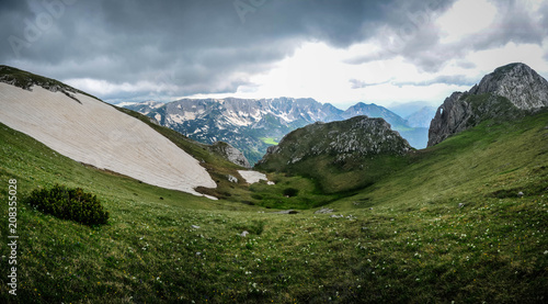 Panorama view form Maglic mountain, Bosnia and Herzegovina, summer 2018
