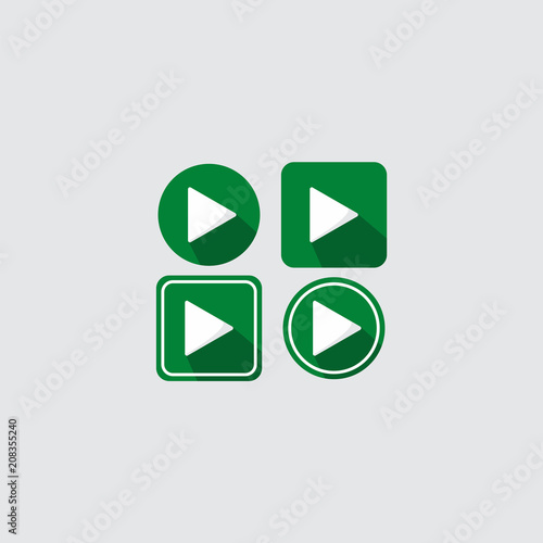 play button icon design